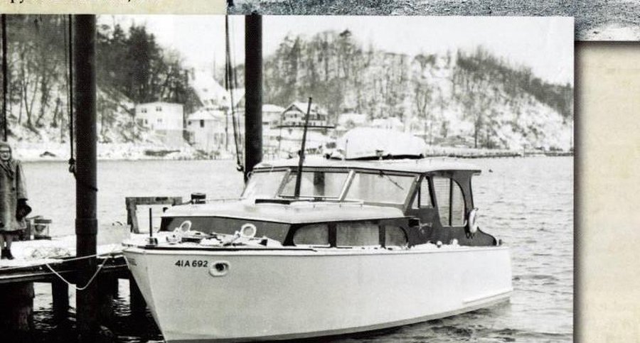 A Roamer cruiser docked at Jesiek's Shipyard in Holland, Michigan
