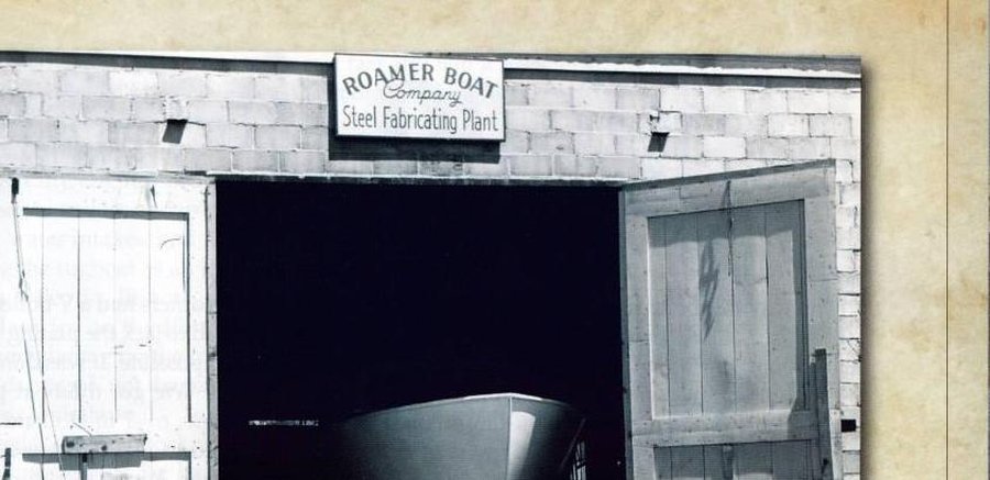 The Roamer Boat Company steel fabricating plant on Washington Avenue in Holland, Michigan